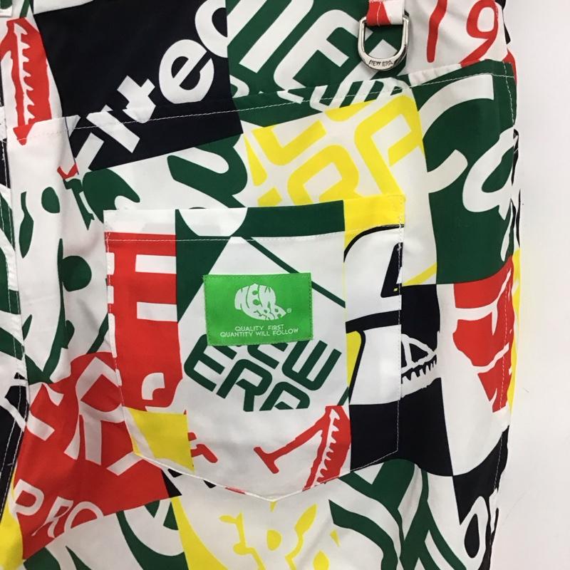 ニューエラ NEW ERA パンツ ショートパンツ ショートパンツ ハーフパンツ カジュアルパンツ L プリント マルチカラー / マルチカラー /  メンズ USED 古着 中古 10147344