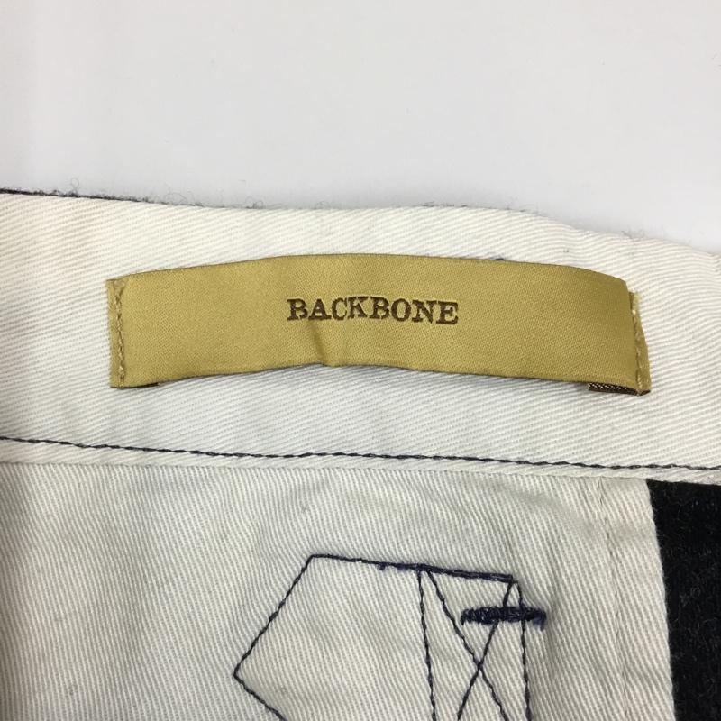 バックボーン BACK BONE パンツ スラックス BB12FW-P13 コットン ウール M 無地 紺 / ネイビー /  メンズ USED 古着 中古 10119174