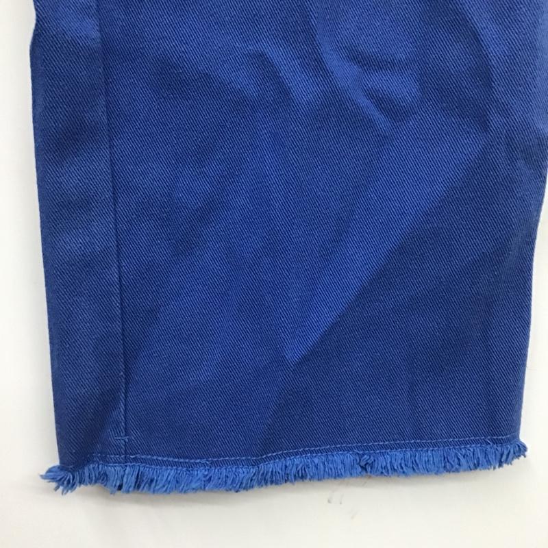古着 USED パンツ デニム、ジーンズ ワイドパンツ カジュアルパンツ ワークパンツ カラーパンツ L 無地 青 / ブルー /  レディース USED 古着 中古 10105925