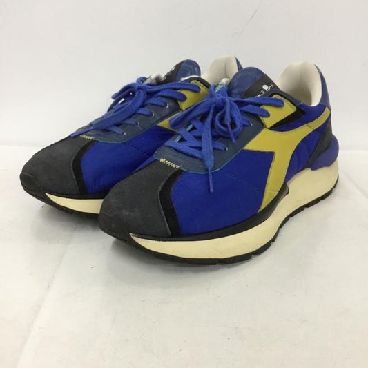 ディアドラ DIADORA スニーカー スニーカー 1012637 ローカット 27cm 27.0cm ロゴ、文字 青 / ブルー / X 黄 / イエロー /  メンズ USED 古着 中古 10136384