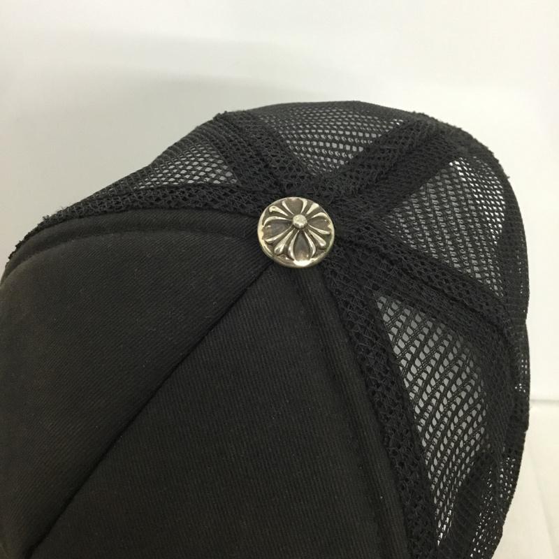 クロムハーツ CHROME HEARTS 帽子 キャップ 304112505 メッシュキャップ ロゴ、文字 黒 / ブラック /  メンズ USED 古着 中古 10137435