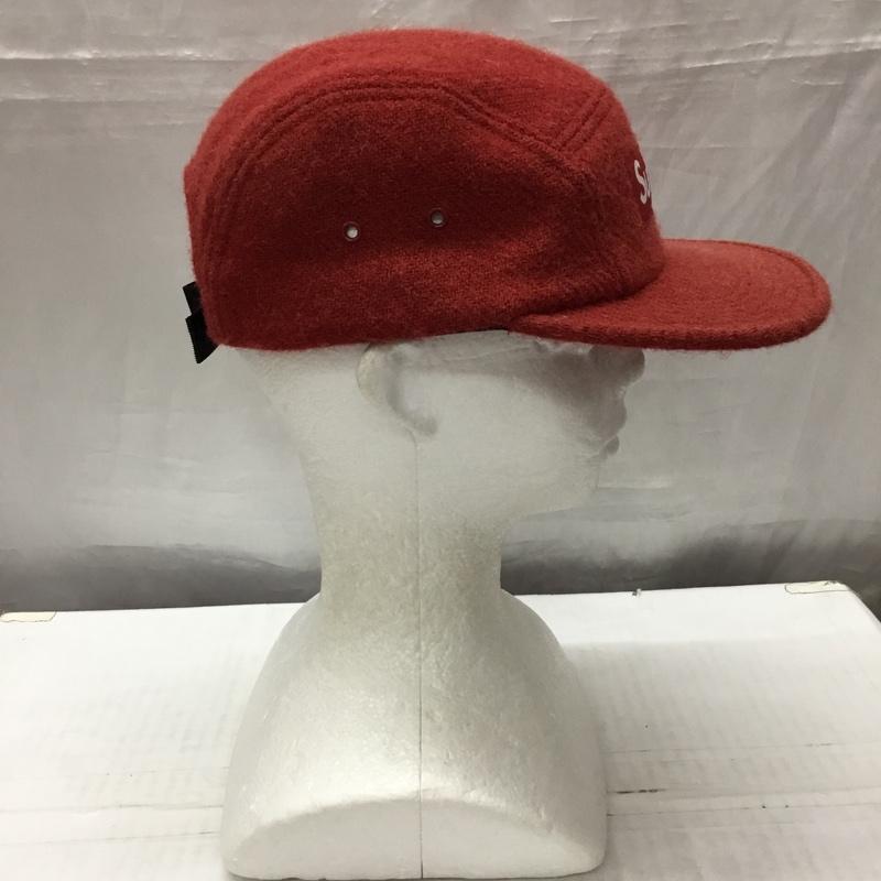 シュプリーム Supreme 帽子 キャップ HARRIS TWEED Camp Cap ボックスロゴ ロゴ、文字 赤 / レッド /  メンズ USED 古着 中古 10117620