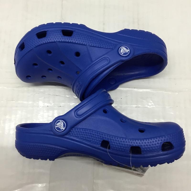 クロックス crocs シューズ シューズ 15908-430 ralen clog K 21cm キッズ サンダル 21.0cm ロゴ、文字 青 / ブルー /  ボーイズ USED 古着 中古 10110667
