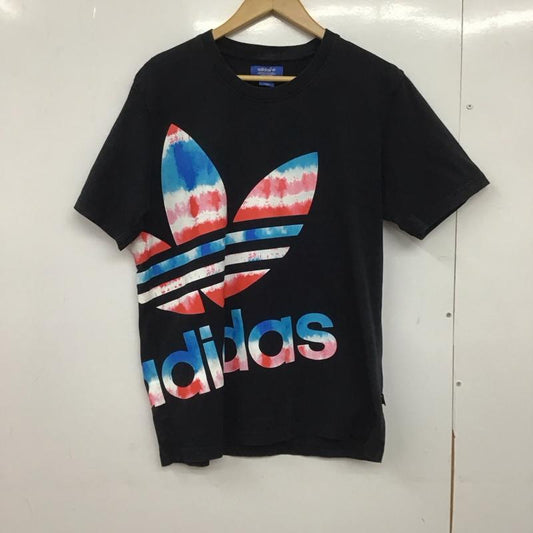 アディダス adidas Tシャツ 半袖 半袖カットソー プリントTシャツ クルーネックカットソー 0 プリント ダークグレー / ダークグレー /  メンズ USED 古着 中古 10148994