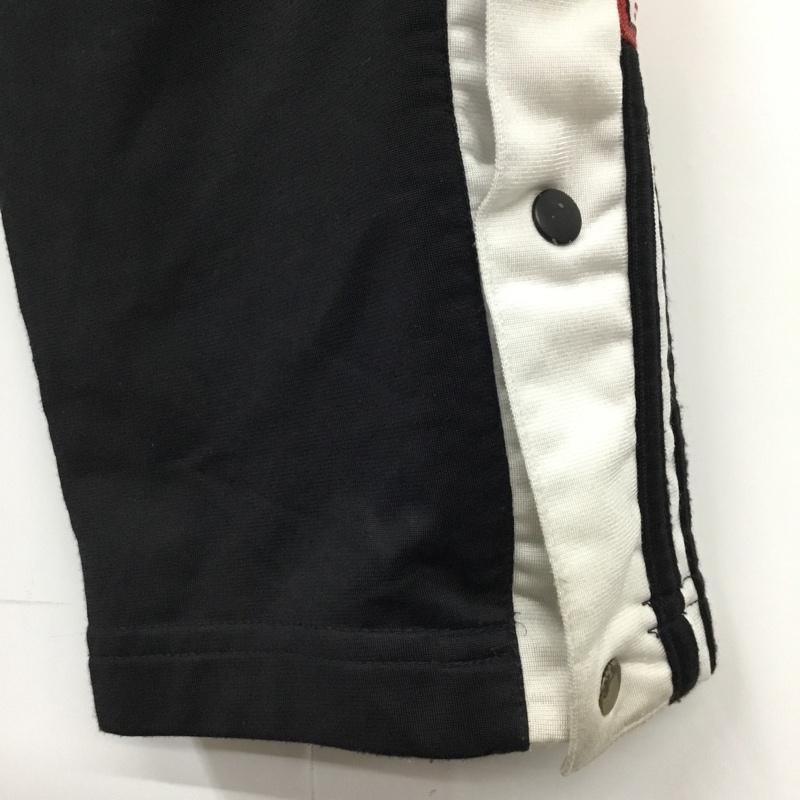 アディダス adidas パンツ ワークパンツ、ペインターパンツ ワイドパンツ ジャージ トラックパンツ L ロゴ、文字 黒 / ブラック /  メンズ USED 古着 中古 10116672