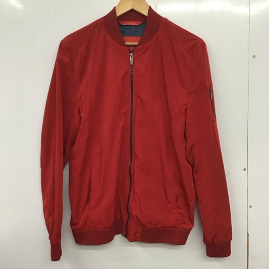 ザラメン ZARA MAN ジャケット、上着 ジャンパー、ブルゾン ジップアップジャケット ナイロンジャケット アウター M 無地 赤 / レッド /  メンズ USED 古着 中古 10140118