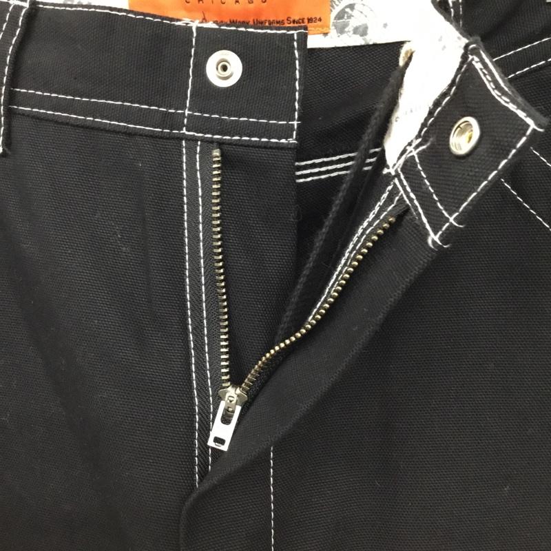 ユニバーサルオーバーオール UNIVERSAL OVERALL パンツ ワークパンツ、ペインターパンツ L 無地 黒 / ブラック /  メンズ USED 古着 中古 10109969