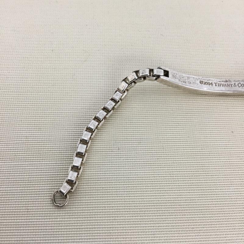 ティファニー TIFFANY&Co. アクセサリー ブレスレット、バングル ベネチアンリンクIDブレスレット 2004 箱有 無地 銀 / シルバー /  レディース USED 古着 中古 10147437