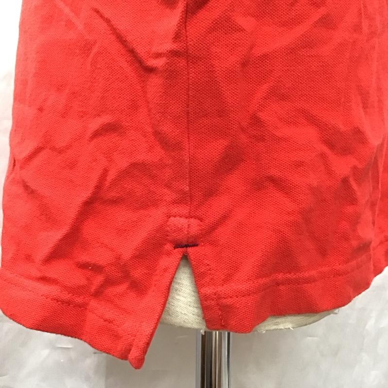 アメリカンイーグル AMERICANEAGLE ポロシャツ 半袖 半袖ポロシャツ カラーシャツ 半袖カットソー M ロゴ、文字 赤 / レッド /  メンズ USED 古着 中古 10116264