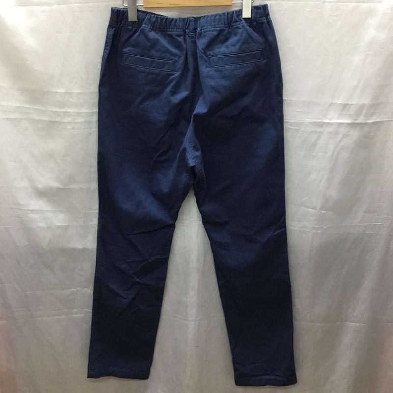 エディーバウアー Eddie Bauer パンツ チノパン チノパン カジュアルパンツ ワイドパンツ ストレートパンツ 無地 紺 / ネイビー /  レディース USED 古着 中古 10115145