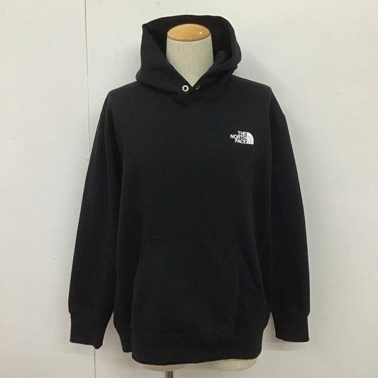 ザノースフェイス THE NORTH FACE パーカー 長袖 NT62040 バックスクエアロゴフーディ プリントスウェット 長袖パーカー XL ロゴ、文字 黒 / ブラック /  メンズ USED 古着 中古 10107123