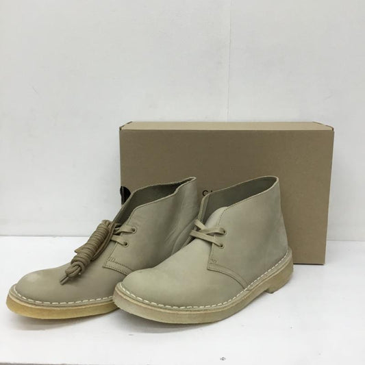 クラークス Clarks ブーツ ショートブーツ 13713 26.0cm 無地 ベージュ / ベージュ /  メンズ USED 古着 中古 10138520