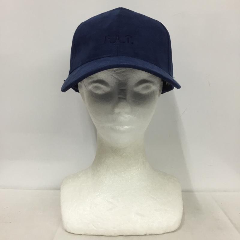 エフエイティー FAT 帽子 キャップ F32110-CP02-AB SHEEN ロゴ、文字 紺 / ネイビー /  メンズ USED 古着 中古 10137147