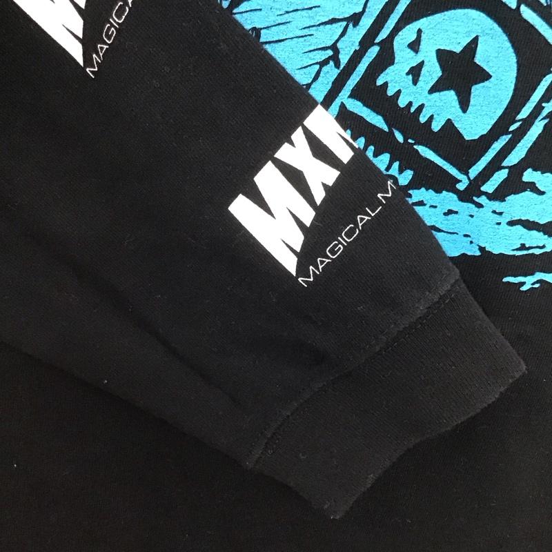 マジカルモッシュミスフィッツ MxMxM カットソー 長袖 長袖カットソー クルーネックカットソー 長袖Tシャツ プリントTシャツ M プリント 黒 / ブラック /  メンズ USED 古着 中古 10107231