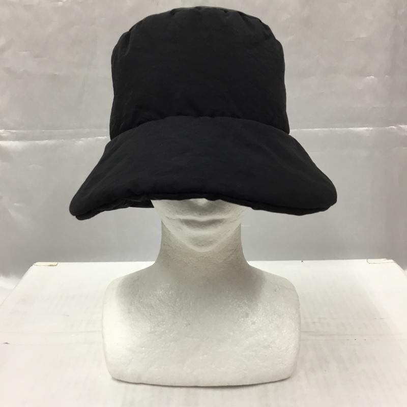 ザラ ZARA 帽子 ハット 3920 015 800 キルティング バケットハット 無地 黒 / ブラック /  レディース USED 古着 中古 10105888