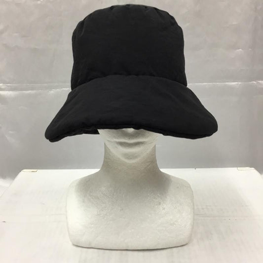 ザラ ZARA 帽子 ハット 3920 015 800 キルティング バケットハット 無地 黒 / ブラック /  レディース USED 古着 中古 10105888