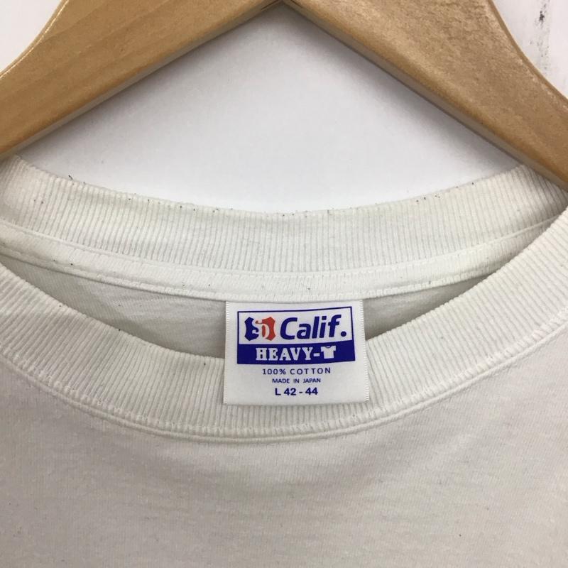 スタンダード カリフォルニア STANDARD CALIFORNIA Tシャツ 長袖 L ロゴ、文字 X プリント 白 / ホワイト /  メンズ USED 古着 中古 10134812
