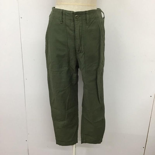 アメリカーナ AMERICANA パンツ ワークパンツ、ペインターパンツ ミリタリーパンツ ワイドパンツ カジュアルパンツ ストレートパンツ XS 無地 カーキ / カーキ /  レディース USED 古着 中古 10113831