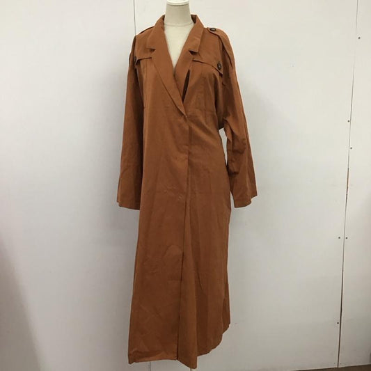 スライ SLY ジャケット、上着 ジャケット、ブレザー 030CAY30-3360 トレンチガウン タグ付き 1 無地 茶 / ブラウン /  レディース USED 古着 中古 10113023