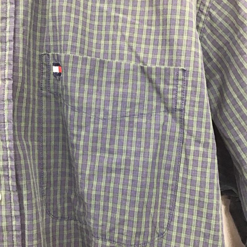 トミーヒルフィガー TOMMY HILFIGER シャツ、ブラウス 長袖 長袖シャツ チェックシャツ カラーシャツ ボタンダウンシャツ S チェック マルチカラー / マルチカラー /  メンズ USED 古着 中古 10136720
