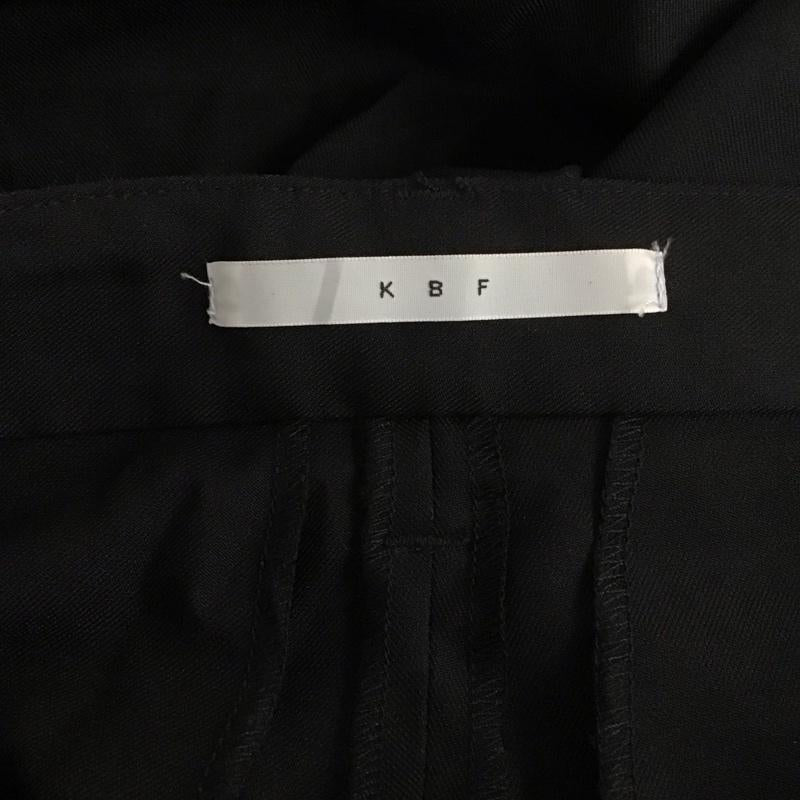 ケービーエフ KBF パンツ スラックス KB37-24V340 マーベルトデザインパンツ 38 無地 黒 / ブラック /  レディース USED 古着 中古 10130343