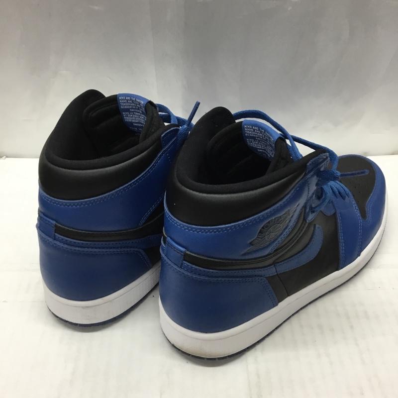 ナイキ NIKE スニーカー スニーカー 555088 404 AIR JORDAN 1 RETRO HIGH OG 29cm 箱有 29.0cm ロゴ、文字 黒 / ブラック / X 青 / ブルー /  メンズ USED 古着 中古 10111045