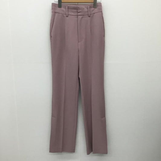 ココ ディール COCO DEAL パンツ スラックス 1 無地 桃 / ピンク /  レディース USED 古着 中古 10139909