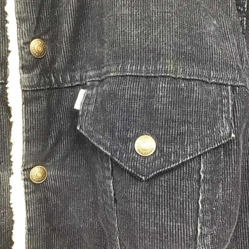 リーバイス Levi s ジャケット、上着 ジャケット、ブレザー コーデュロイジャケット カジュアルジャケット アウター 70s usa製 42 ロゴ、文字 紺 / ネイビー /  メンズ USED 古着 中古 10140747