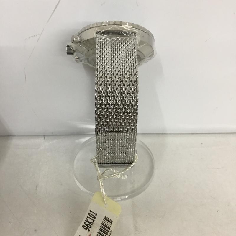 ブローバ BULOVA 腕時計 アナログ（クォーツ式） 96K101 クロノグラフC 箱有 ロゴ、文字 銀 / シルバー /  メンズ USED 古着 中古 10133892