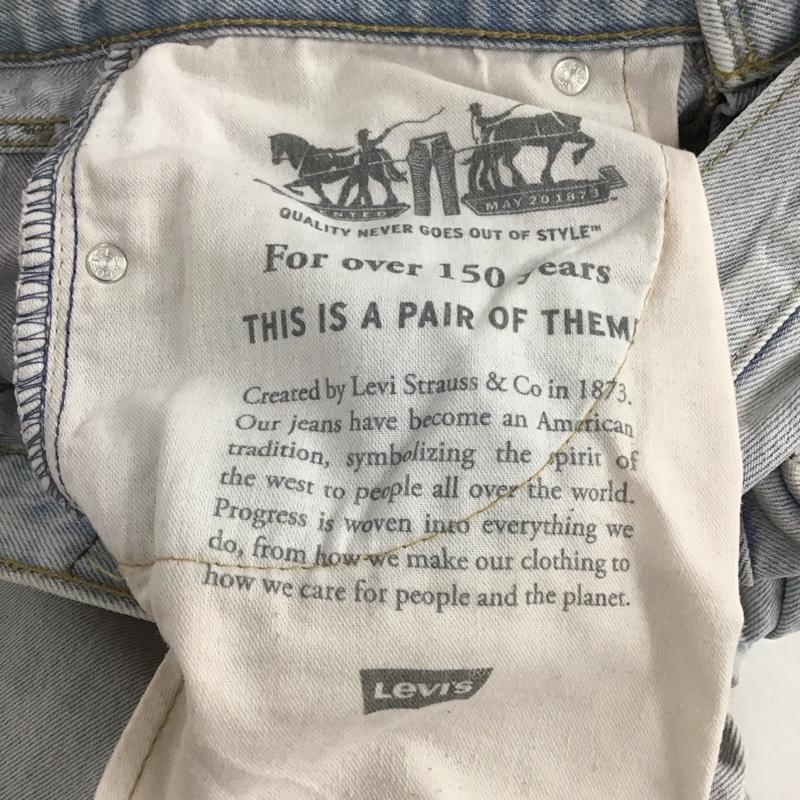 リーバイストラウスアンドコー Levi Strauss & co. パンツ デニム、ジーンズ デニムパンツ ワイドパンツ カジュアルパンツ 29インチ 無地 水色 / ライトブルー /  メンズ USED 古着 中古 10149158