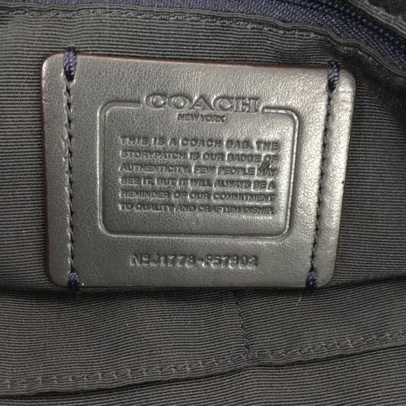 コーチ COACH トートバッグ トートバッグ F57902 ショルダーバッグ 2WAY ロゴ、文字 紺 / ネイビー /  レディース USED 古着 中古 10141039