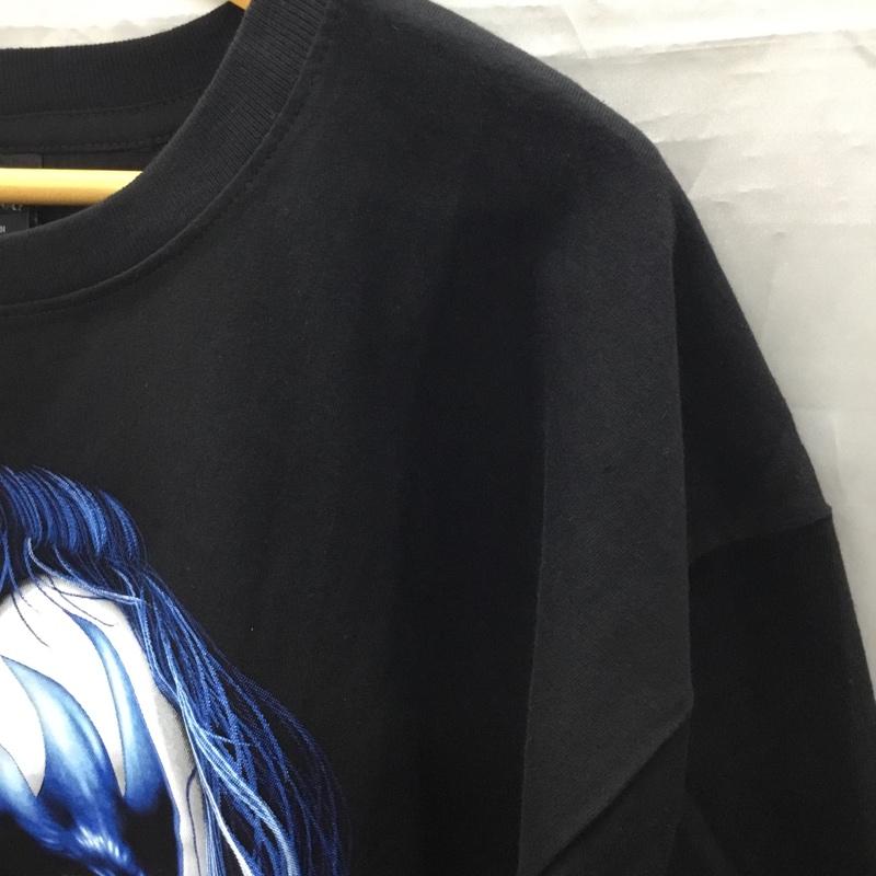 古着 USED Tシャツ 半袖 半袖カットソー プリントTシャツ クルーネックカットソー バンドTシャツ XL プリント 黒 / ブラック /  メンズ USED 古着 中古 10108367