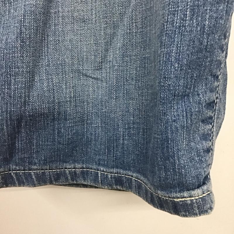 ラングラー Wrangler パンツ デニム、ジーンズ デニムパンツ ショートパンツ ハーフパンツ 28インチ ロゴ、文字 インディゴ / インディゴ /  メンズ USED 古着 中古 10142931
