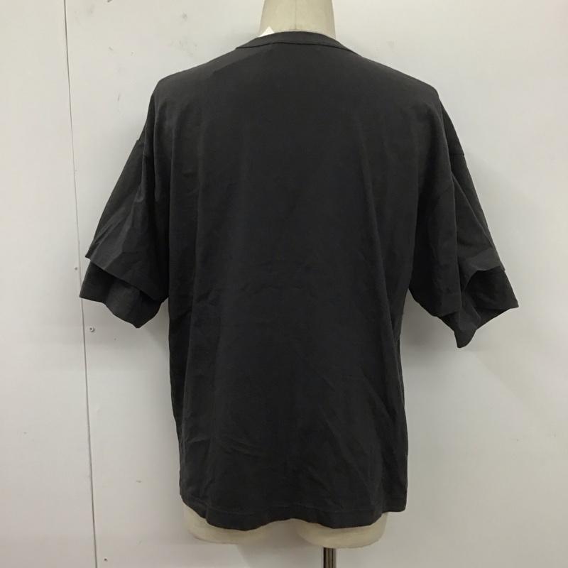 ブラクトメント BRACTMENT Tシャツ 半袖 半袖カットソー プリントTシャツ クルーネックカットソー 38 無地 灰 / グレー /  メンズ USED 古着 中古 10127343