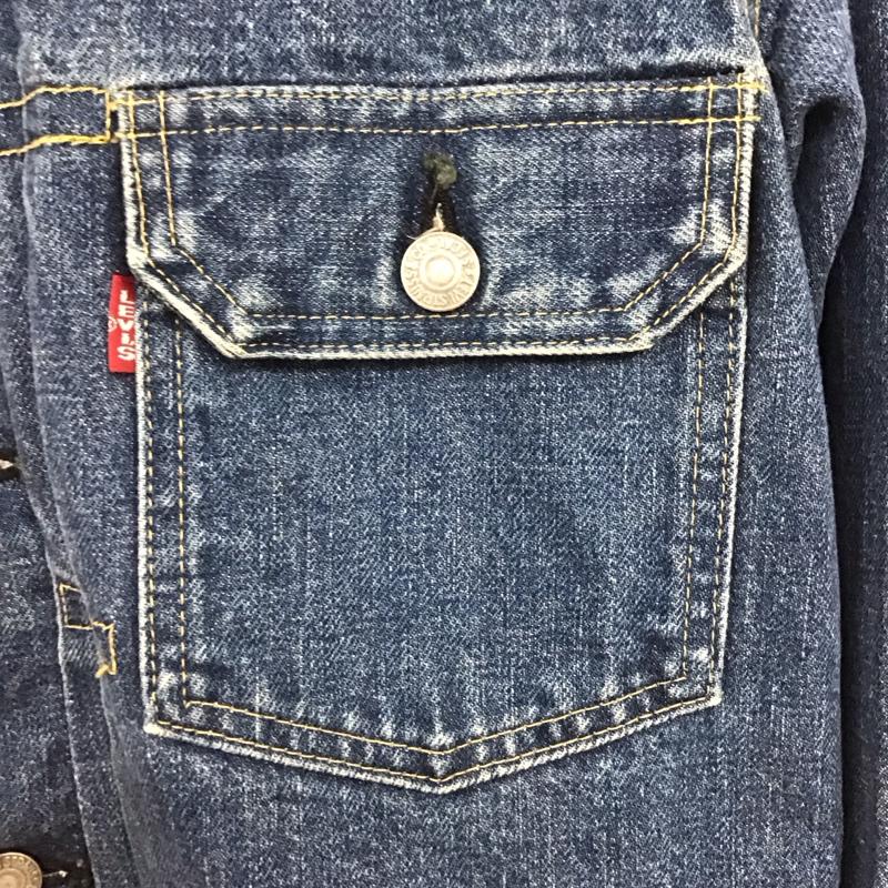 リーバイストラウスアンドコー Levi Strauss & co. ジャケット、上着 ジャンパー、ブルゾン デニムジャケット Gジャン アウター カジュアルジャケット 36 無地 インディゴ / インディゴ /  メンズ USED 古着 中古 10150316
