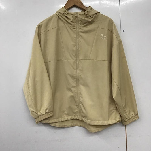 プーマ PUMA ジャケット、上着 ジャンパー、ブルゾン 532790-20 フーデッドジャケット S 無地 ベージュ / ベージュ /  レディース USED 古着 中古 10141628
