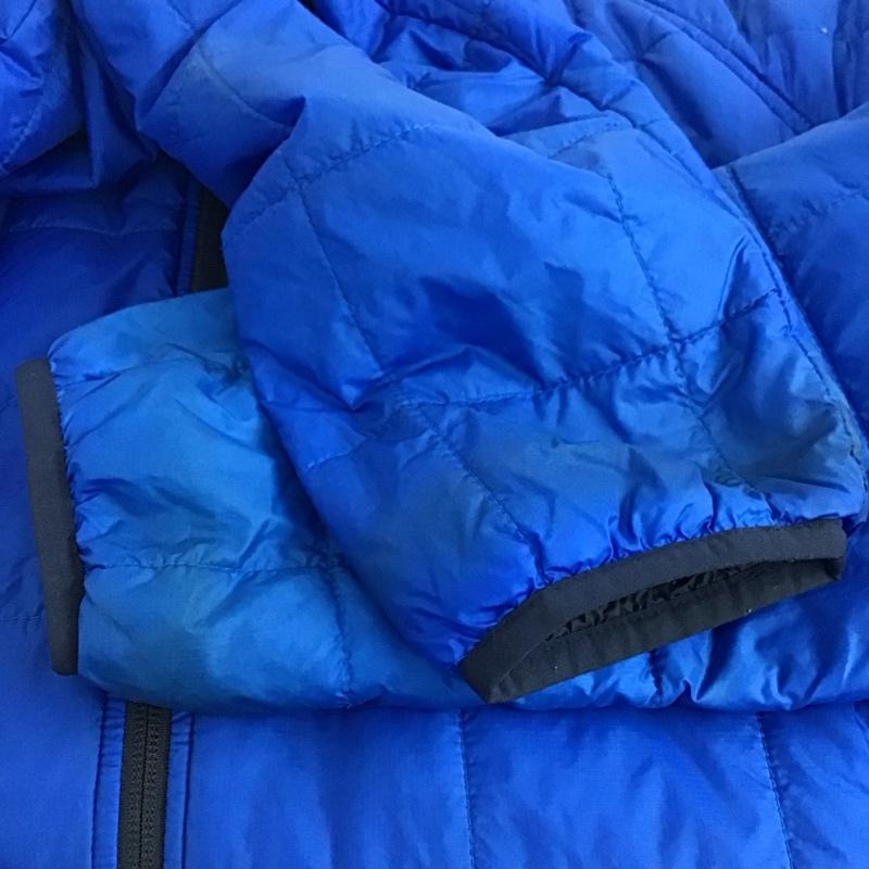 エルエルビーン L.L.Bean ジャケット、上着 ジャケット、ブレザー ジップアップジャケット ナイロンジャケット アウター ダウンジャケット L ロゴ、文字 青 / ブルー /  メンズ USED 古着 中古 10136224