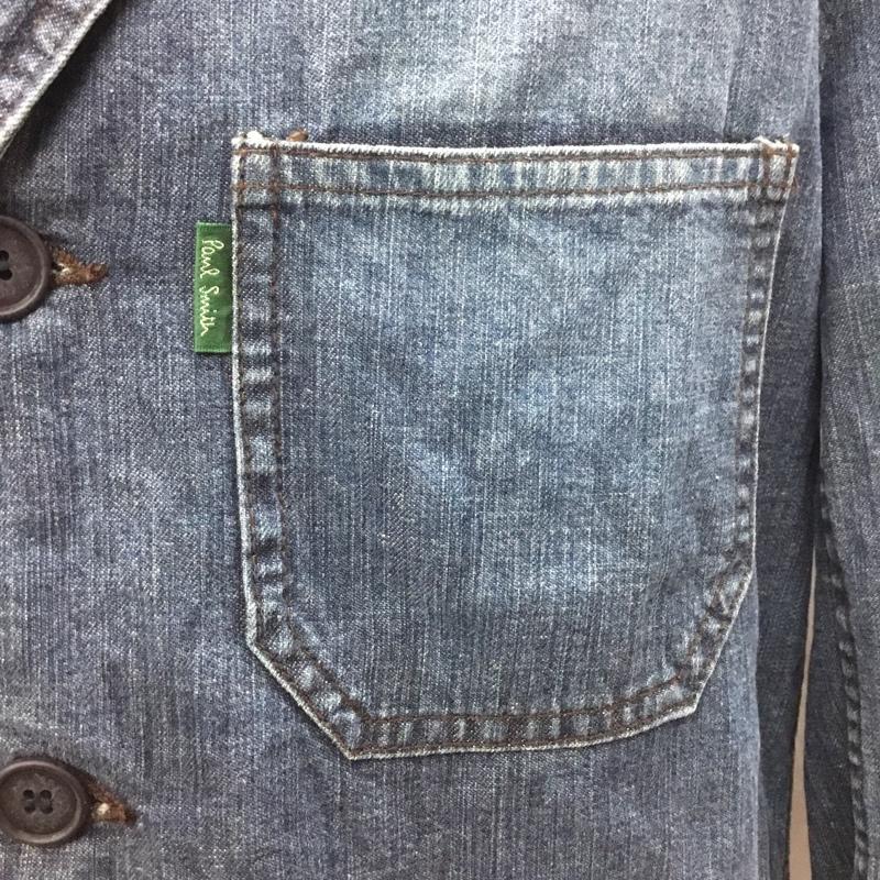 ポールスミス Paul Smith ジャケット、上着 ジャケット、ブレザー デニムジャケット カラージャケット 長袖ジャケット ブルゾン M 無地 インディゴ / インディゴ /  メンズ USED 古着 中古 10122229