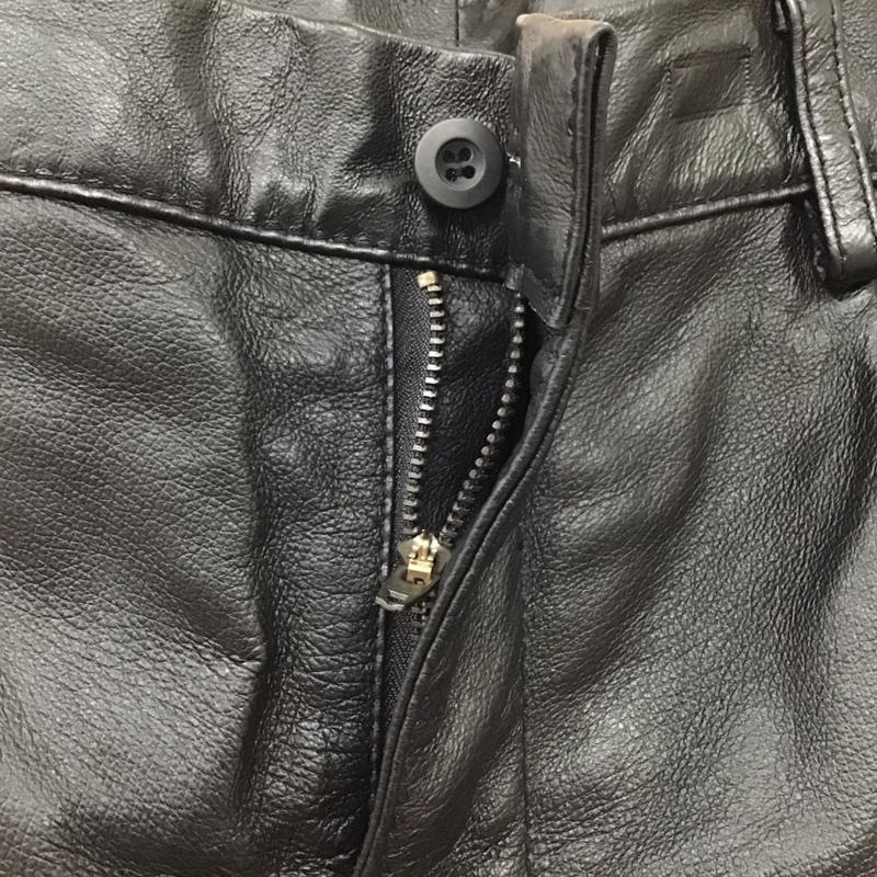 古着 USED パンツ ワークパンツ、ペインターパンツ レザーパンツ カジュアルパンツ ストレートパンツ M 無地 黒 / ブラック /  メンズ USED 古着 中古 10119012