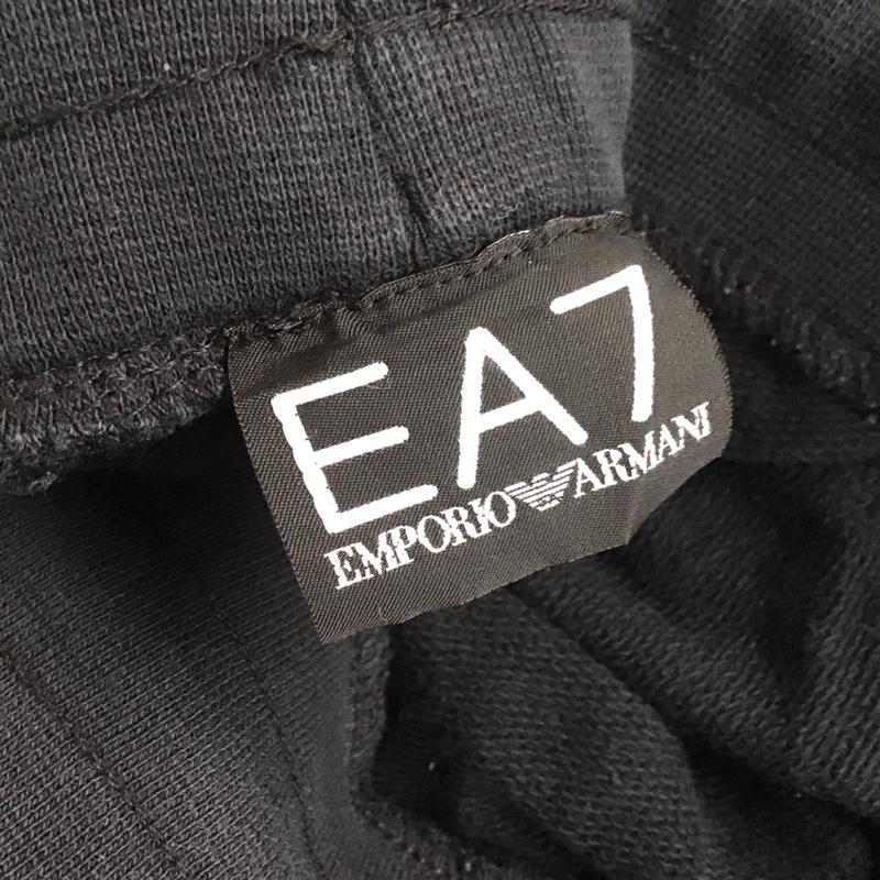 アルマーニ ARMANI パンツ ショートパンツ ハーフパンツ ショートパンツ スウェットパンツ XL ロゴ、文字 黒 / ブラック /  メンズ USED 古着 中古 10144922