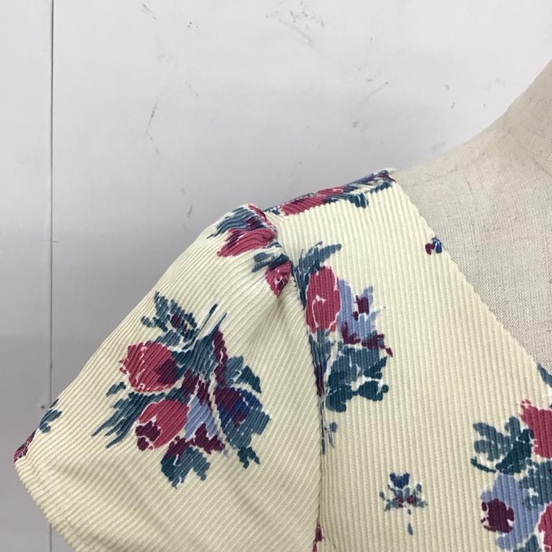 ダズリン dazzlin ワンピース ひざ丈スカート 半袖ワンピース M 総柄 マルチカラー / マルチカラー /  レディース USED 古着 中古 10122500
