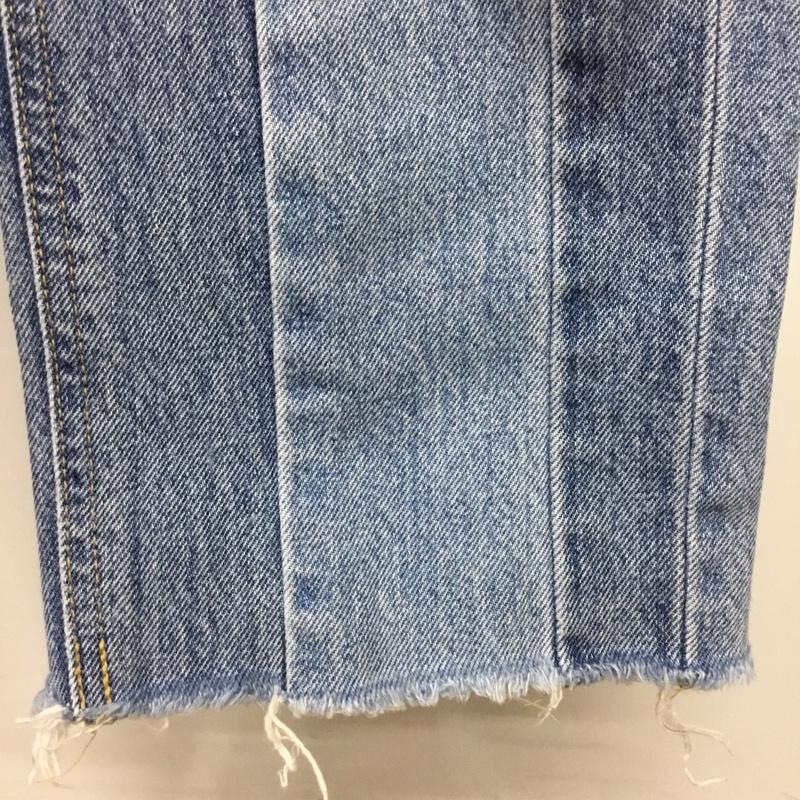マウジー MOUSSY パンツ デニム、ジーンズ 010ASH11-0600 PATCHWORKSTRAIGHT デニムパンツ スリムパンツ 無地 インディゴ / インディゴ /  レディース USED 古着 中古 10110103