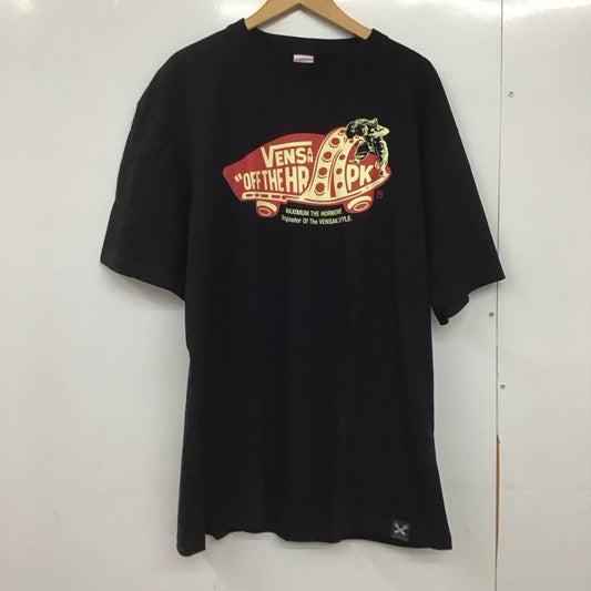 古着 USED Tシャツ 半袖 半袖カットソー プリントTシャツ マキシムザホルモン バンドTシャツ XXL プリント 黒 / ブラック /  メンズ USED 古着 中古 10145719
