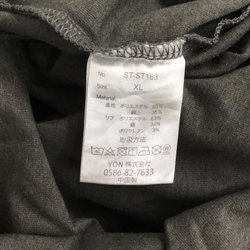 スターター STARTER Tシャツ 半袖 ST-ST163 ビリヤードプリント バックプリント クルーネック XL ロゴ、文字 チャコールグレー / チャコールグレー /  メンズ USED 古着 中古 10129119