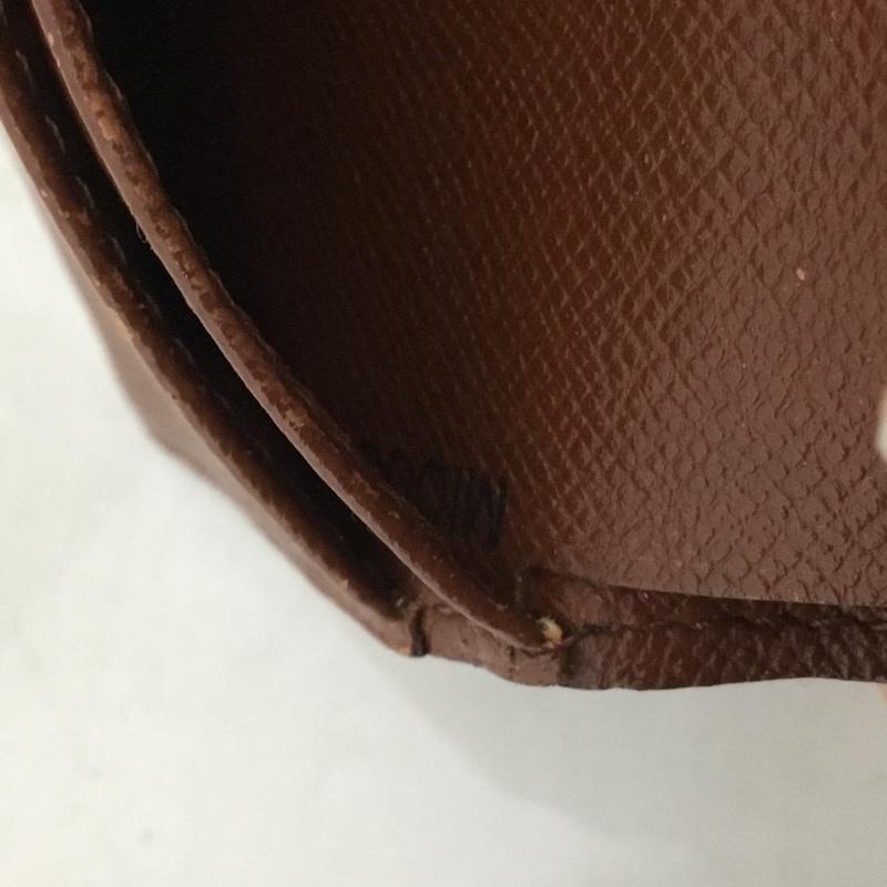 ルイヴィトン LOUIS VUITTON 財布 二つ折り M10051 がま口 モノグラム ロゴ、文字 茶 / ブラウン /  レディース USED 古着 中古 10138112