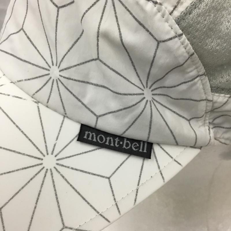 モンベル mont-bell 帽子 キャップ 1118653 リフレックキャップ 総柄 白 / ホワイト /  メンズ USED 古着 中古 10105745