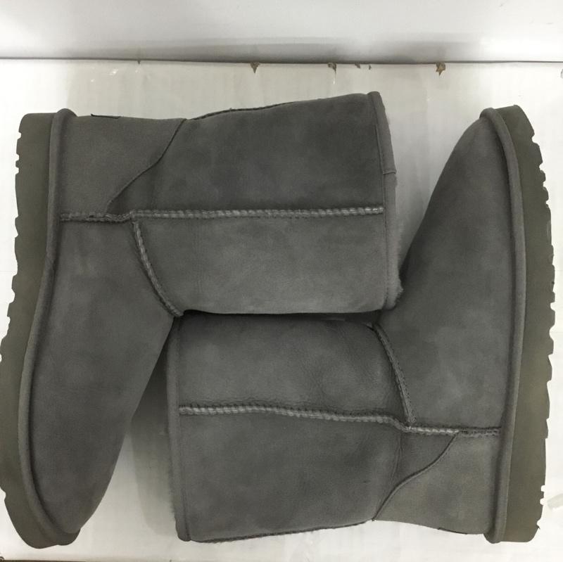 アグ UGG ブーツ 一般 5800 F23112G ムートンブーツ 28cm 28.0cm ロゴ、文字 灰 / グレー /  メンズ USED 古着 中古 10124190