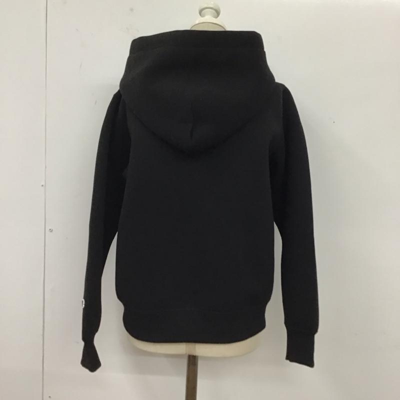 チャンピオン Champion パーカー 長袖 CW-SS113 フルジップ タグ付き フーディー M ロゴ、文字 黒 / ブラック /  レディース USED 古着 中古 10121130