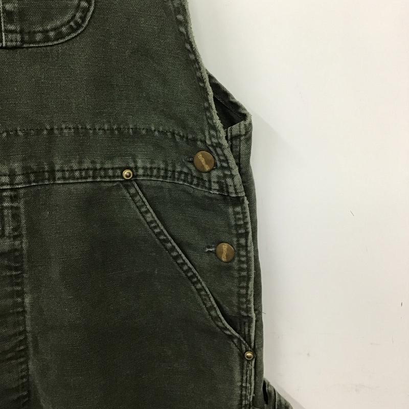 カーハート Carhartt サロペット・オーバーオール サロペット、オーバーオール 無地 カーキ / カーキ /  メンズ USED 古着 中古 10134440