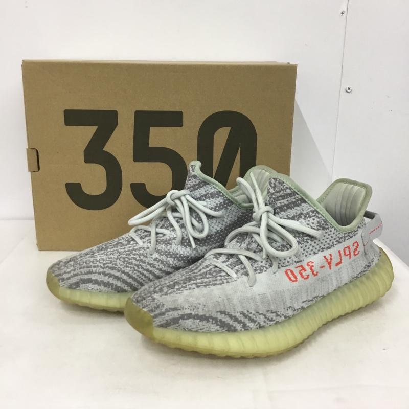 アディダス adidas スニーカー スニーカー B37571 YEEZY BOOST 350 V2 26.5cm 箱有 26.5cm ロゴ、文字 灰 / グレー /  メンズ USED 古着 中古 10145588